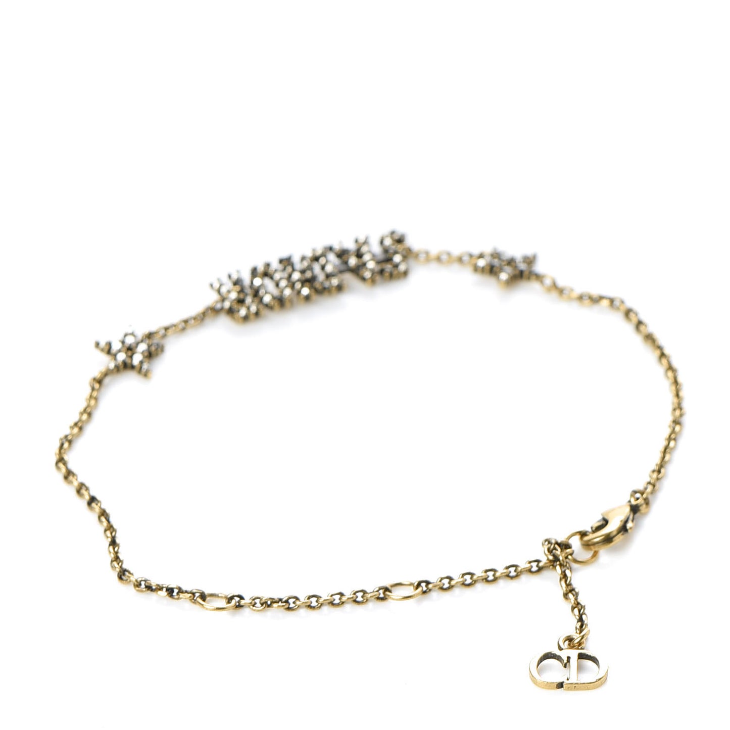 Metal Crystal J'Adior Bracelet Gold