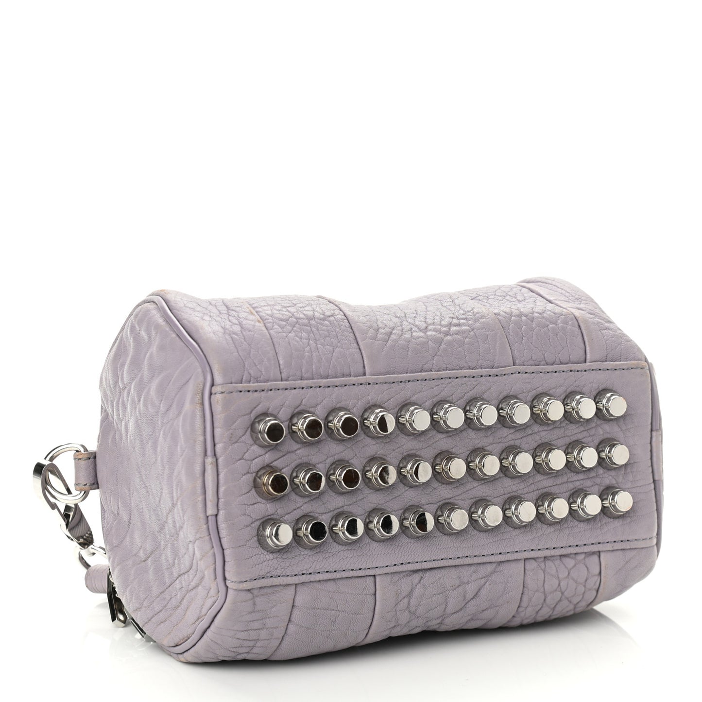 Pebbled Lambskin Mini Rockie Lavender Rodhium Hardware
