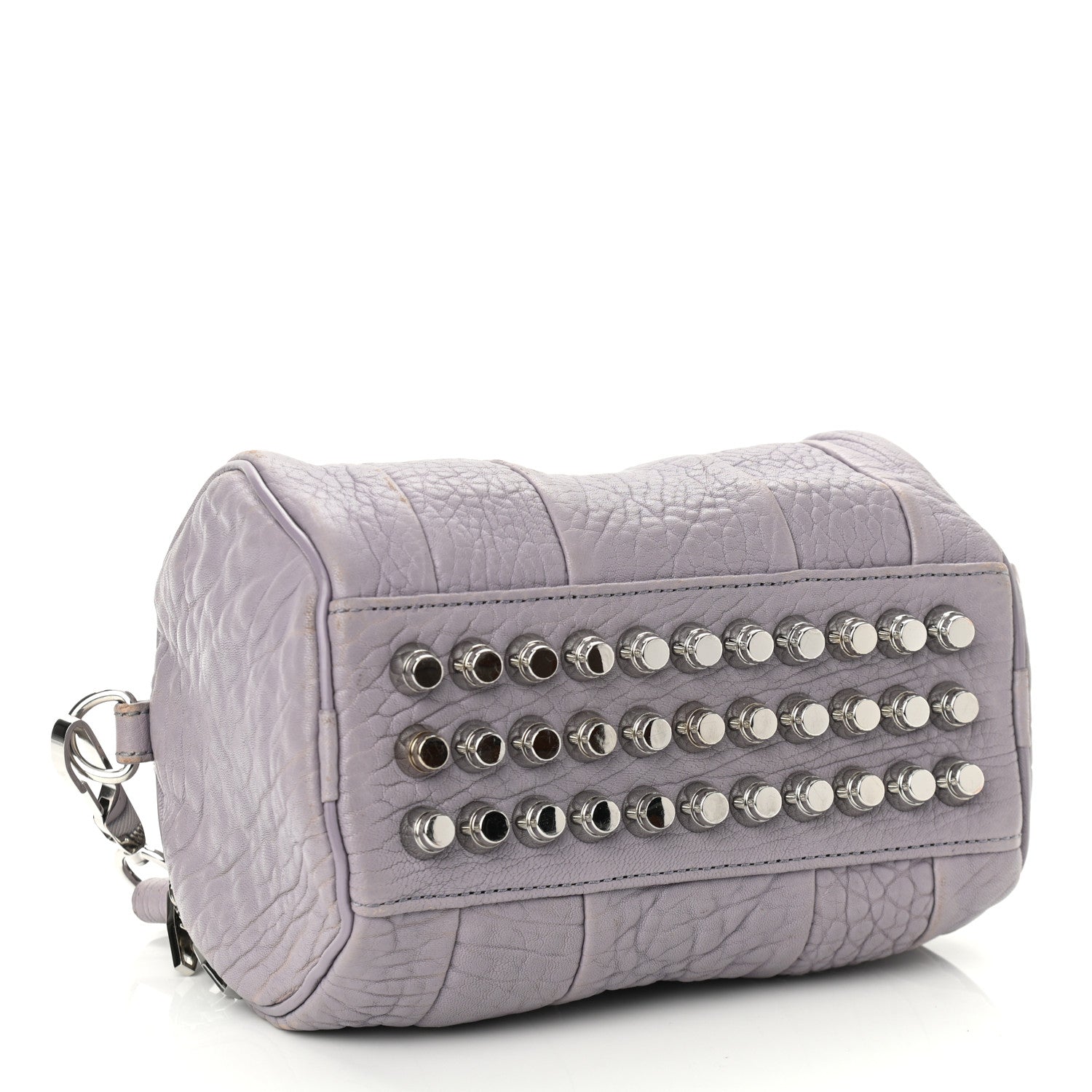 Alexander Wang Pebbled Lambskin Mini Rockie Lavender Rodhium Hardware 4 of 21