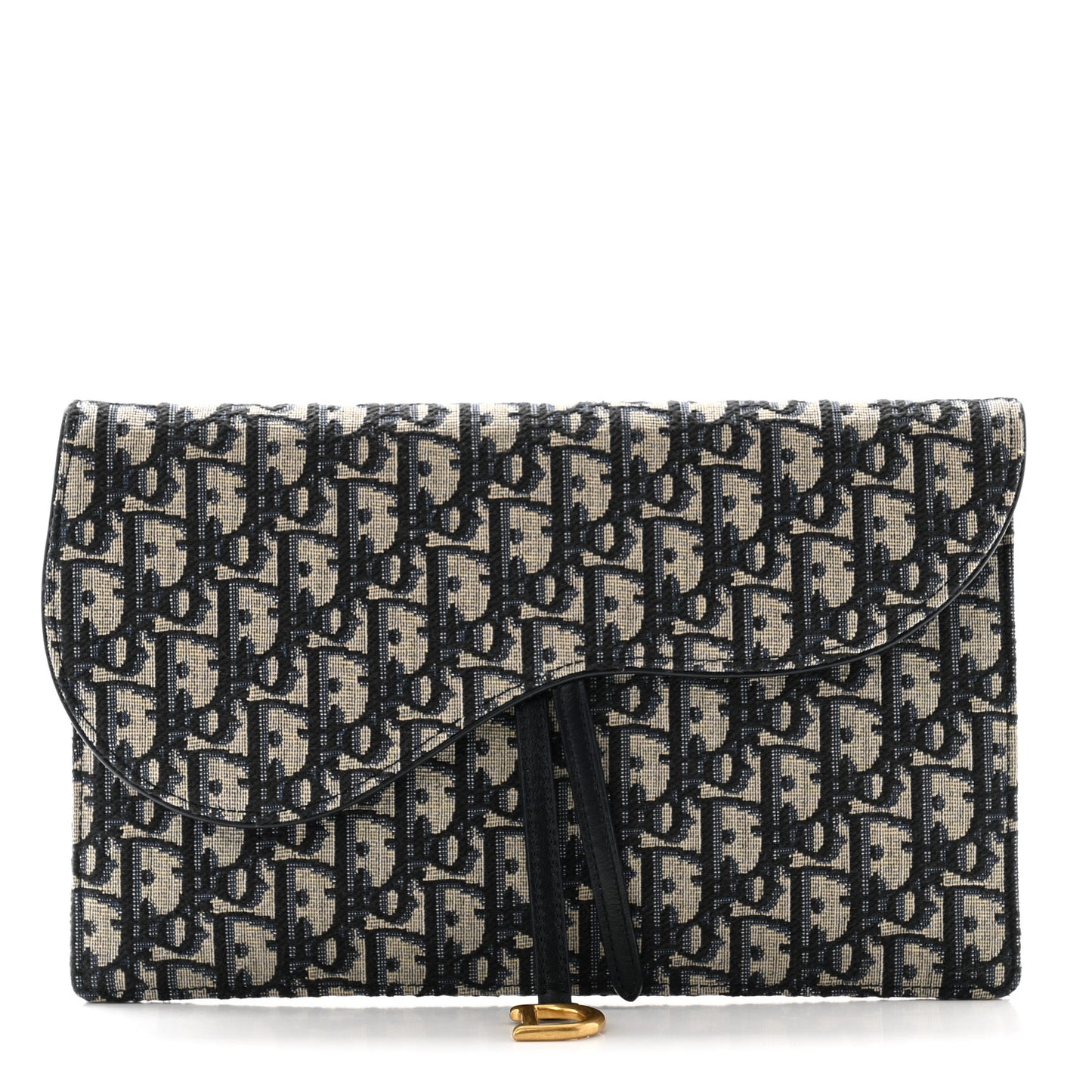 Oblique Saddle Pouch Blue