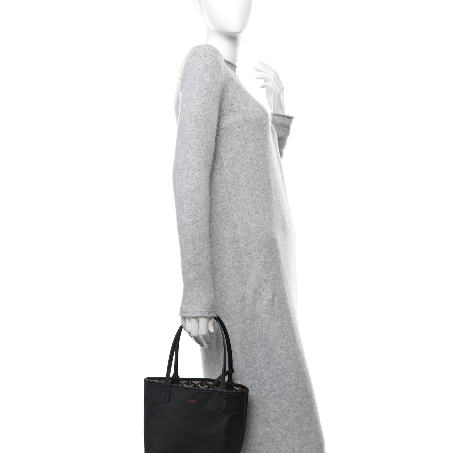 Goyardine Reversible Mini Anjou Black