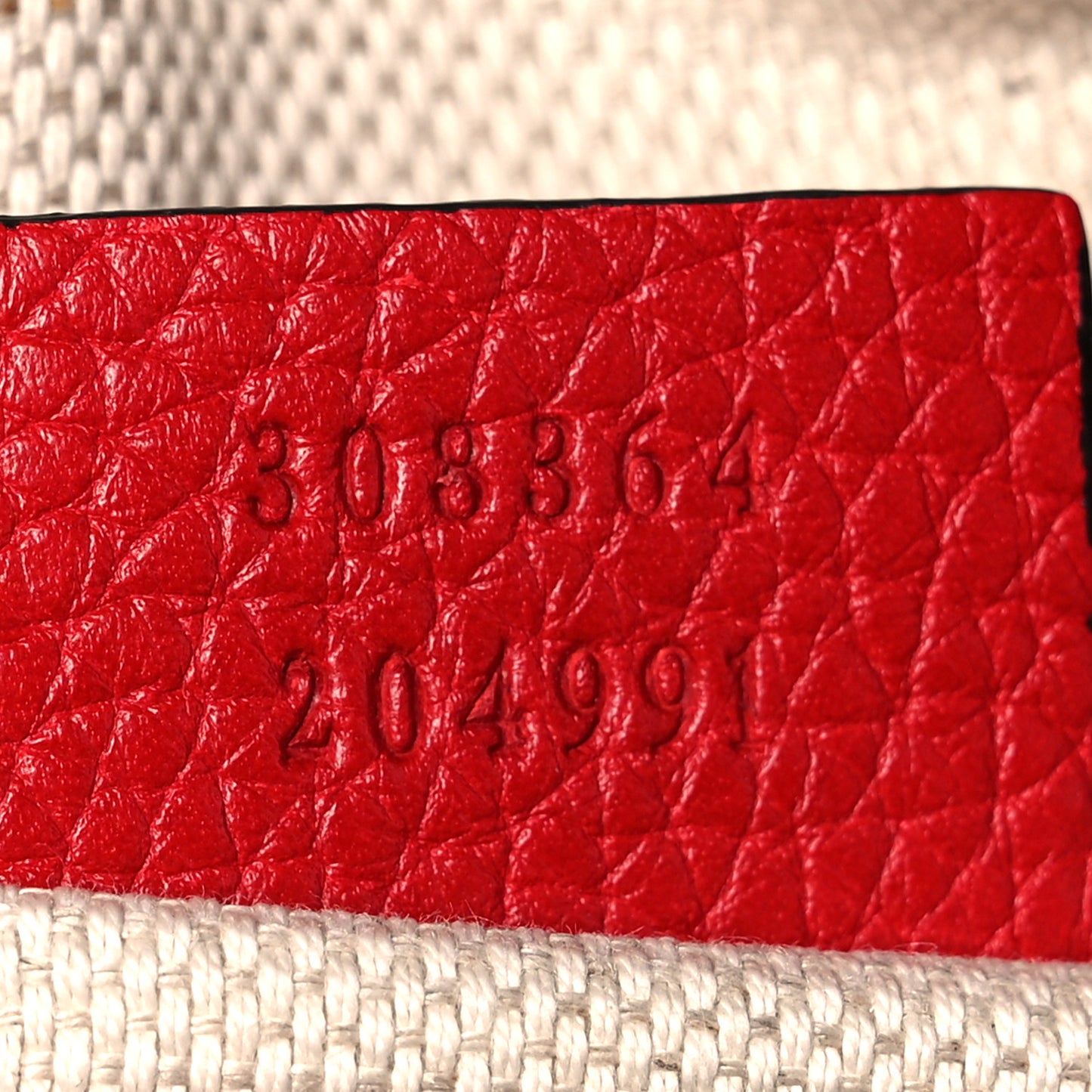 Pebbled Calfskin Small Soho Disco Bag Tabasco Red