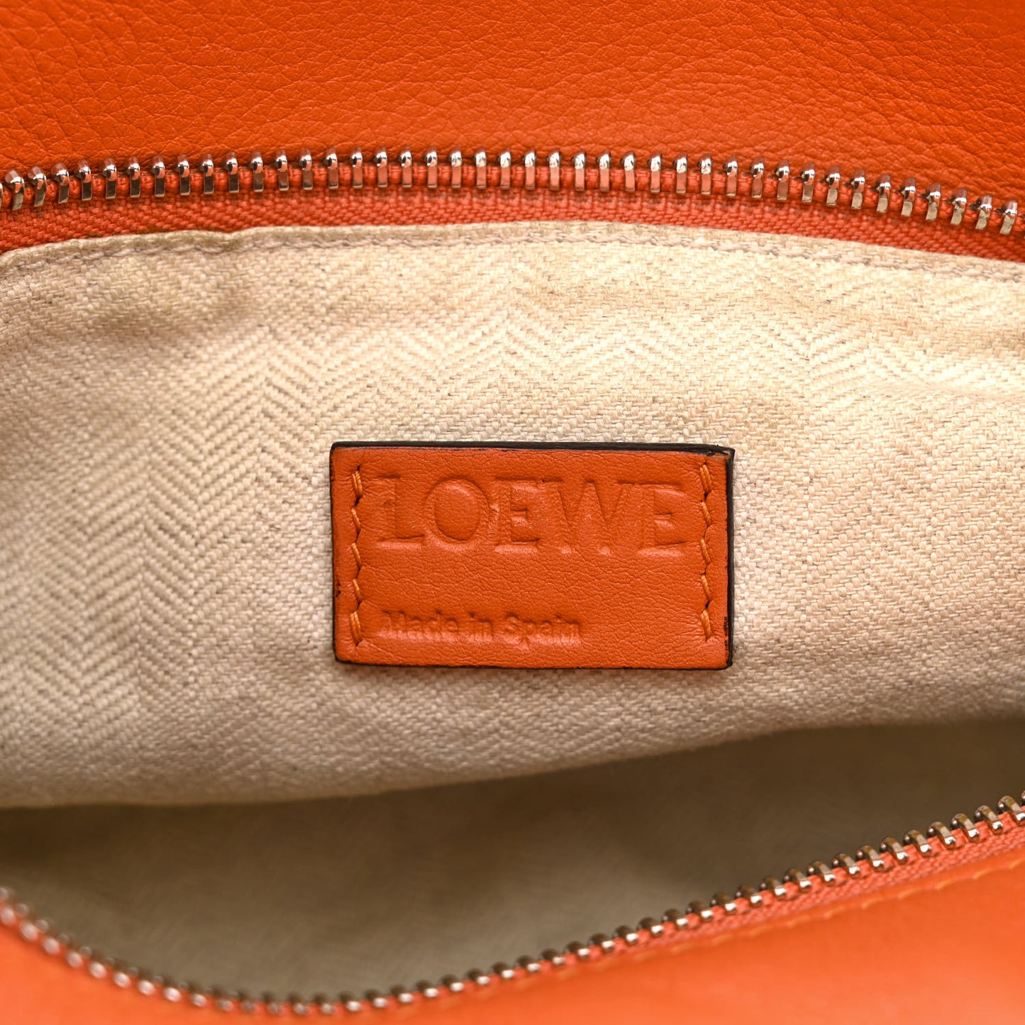 Calfskin Medium Puzzle Bag Orange