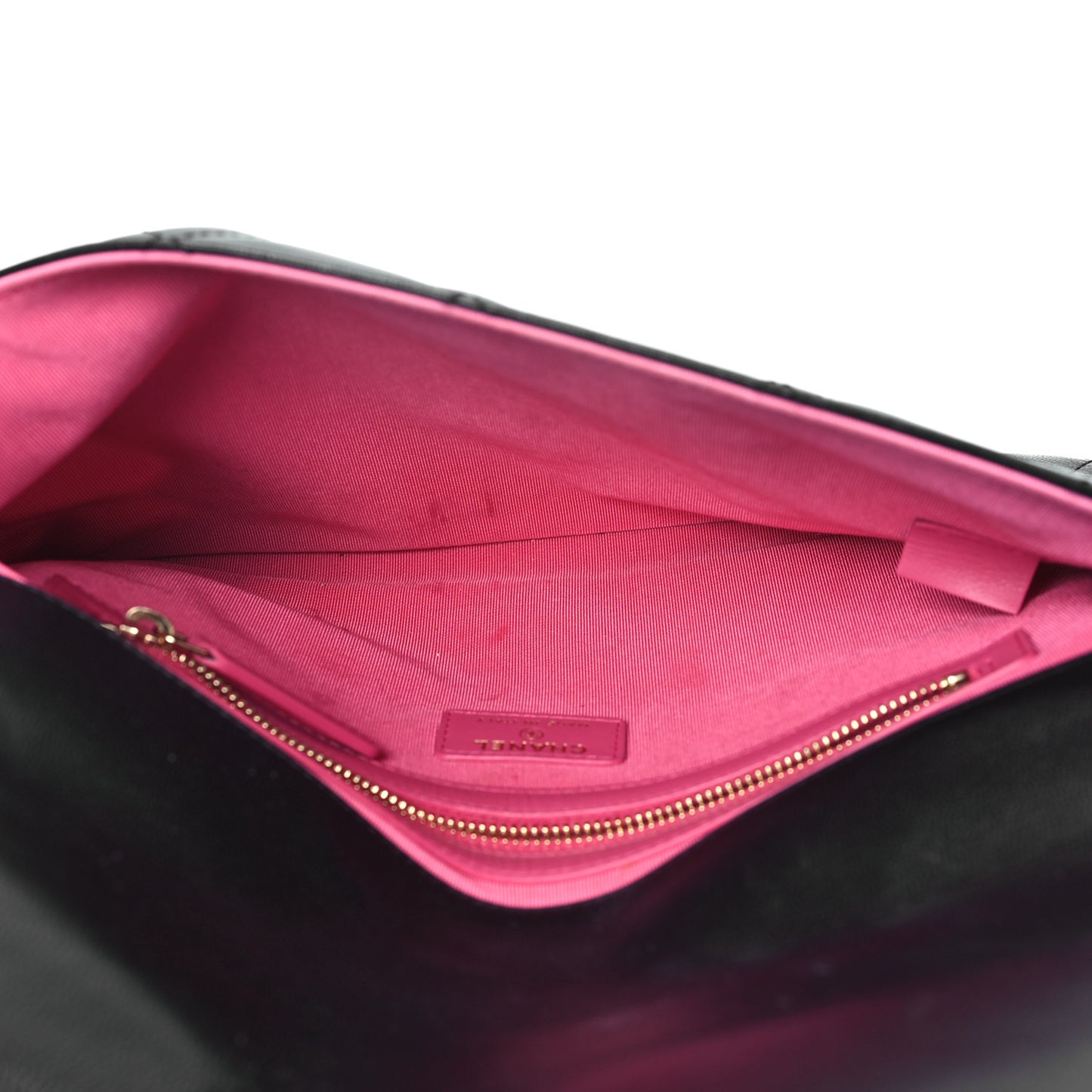 Goatskin Quilted Timeless CC Clutch Black