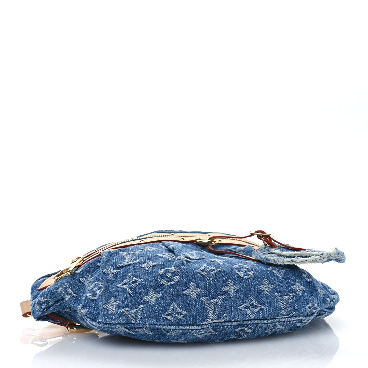 Monogram Denim High Rise Bumbag Blue