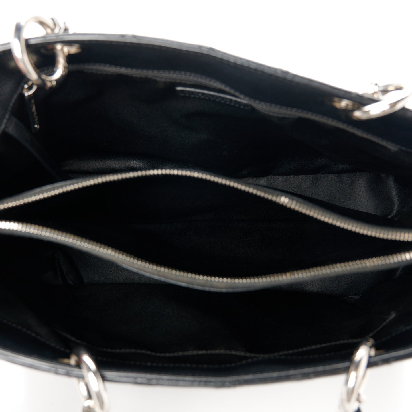 Caviar Quilted Grand Shopping Tote GST Black