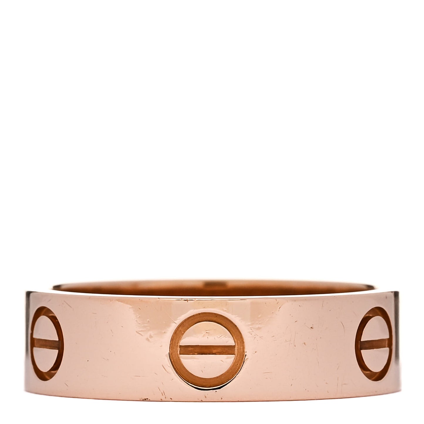 18K Pink Gold 5.5mm LOVE Ring 56 7.5