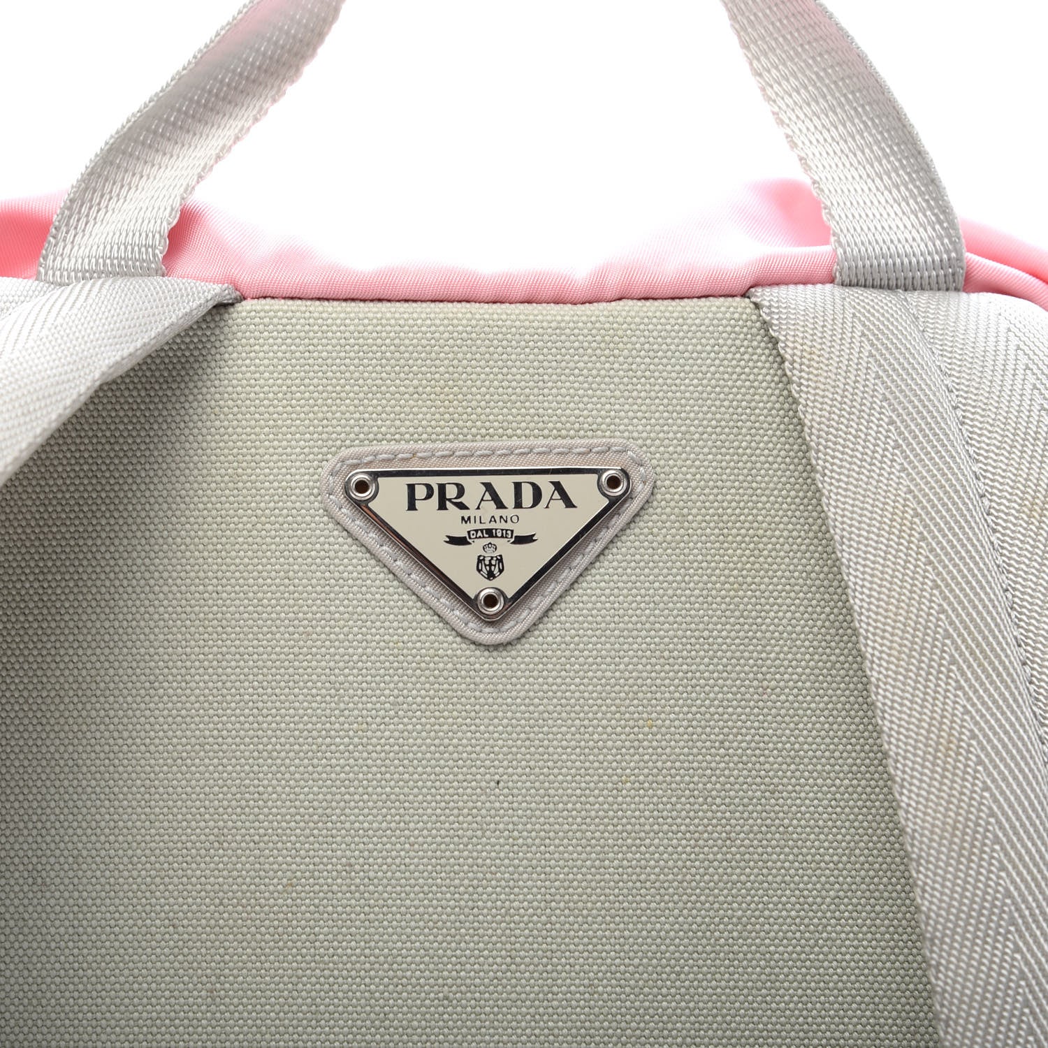 Prada Nylon Vela Double Buckle Backpack Pink 10 of 11