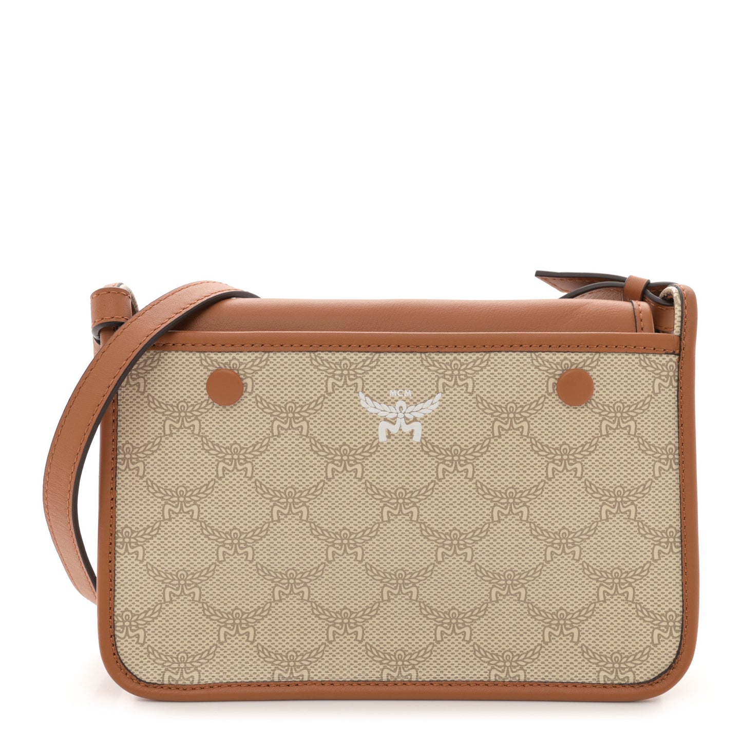 Lauretos Nappa Small Himmel Crossbody Oatmeal