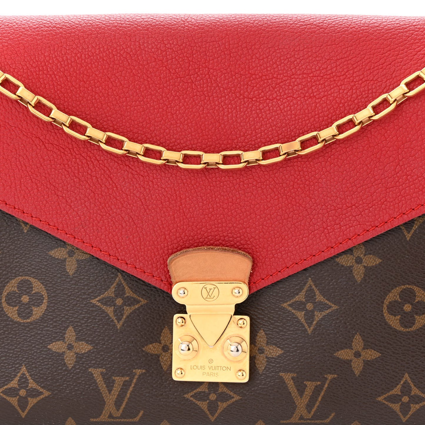 Monogram Pallas Chain Cherry