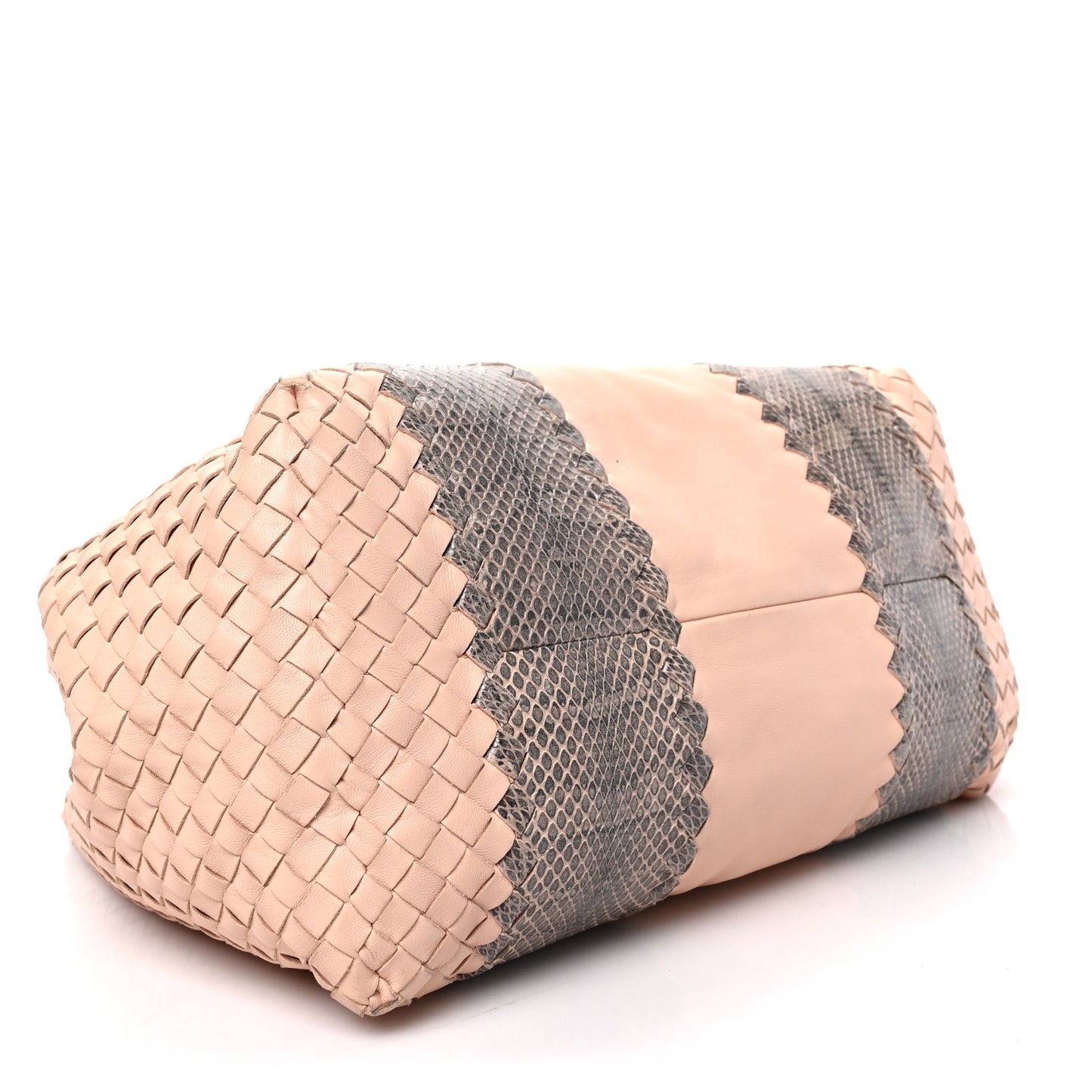 Nappa Intrecciato Ayers Medium Tote Beige