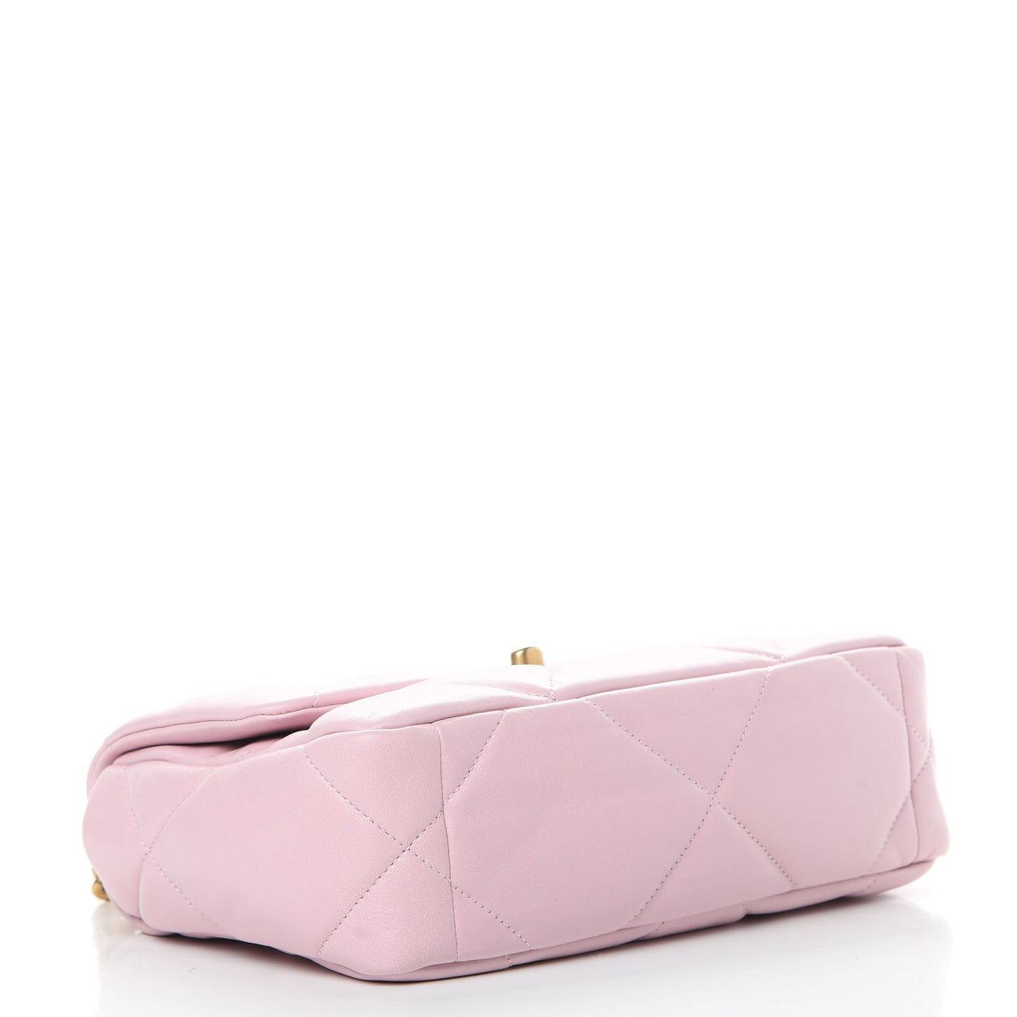 Lambskin Quilted Medium Chanel 19 Flap Light Pink