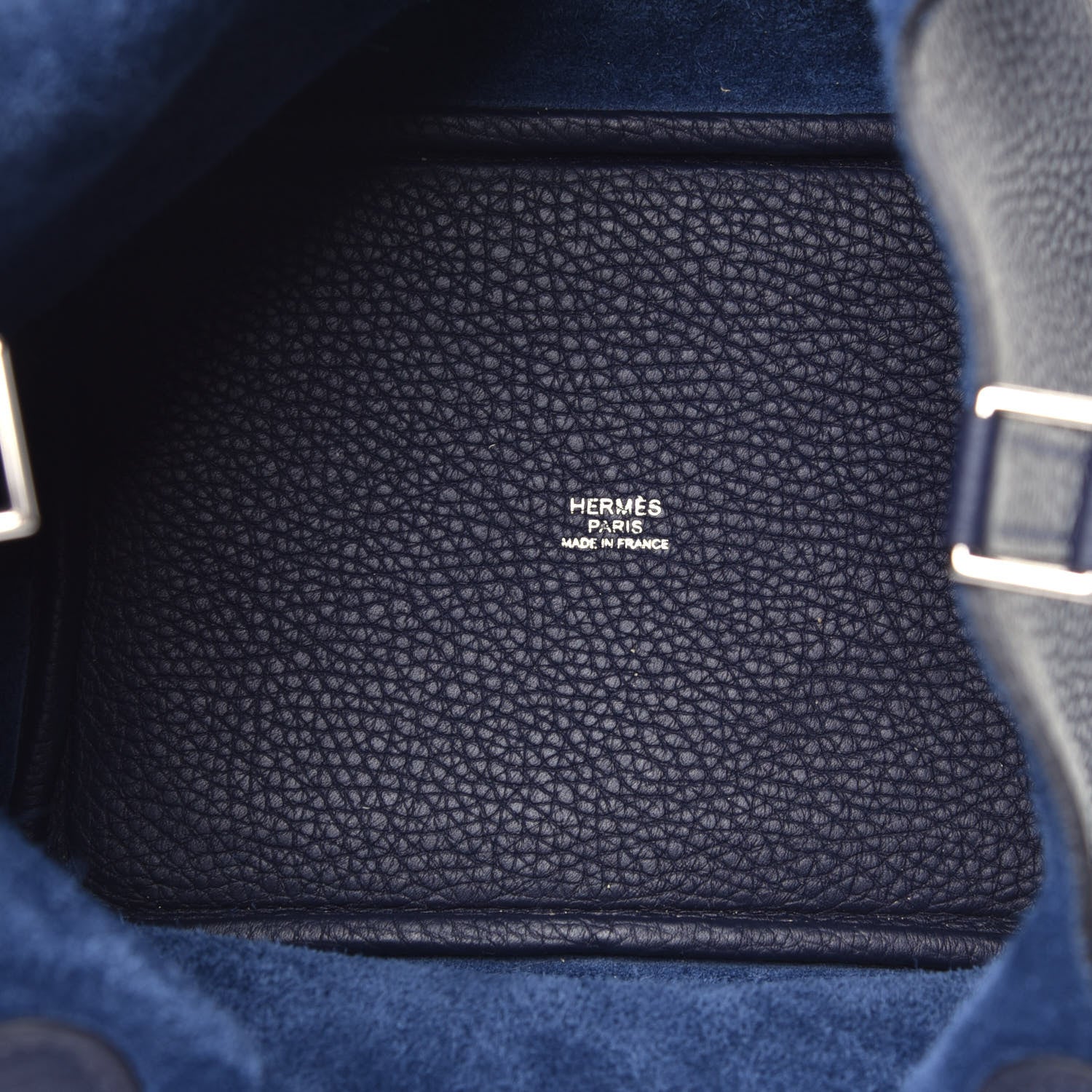 Hermes Taurillon Clemence Picotin Lock 18 PM Bleu Nuit 5 of 8