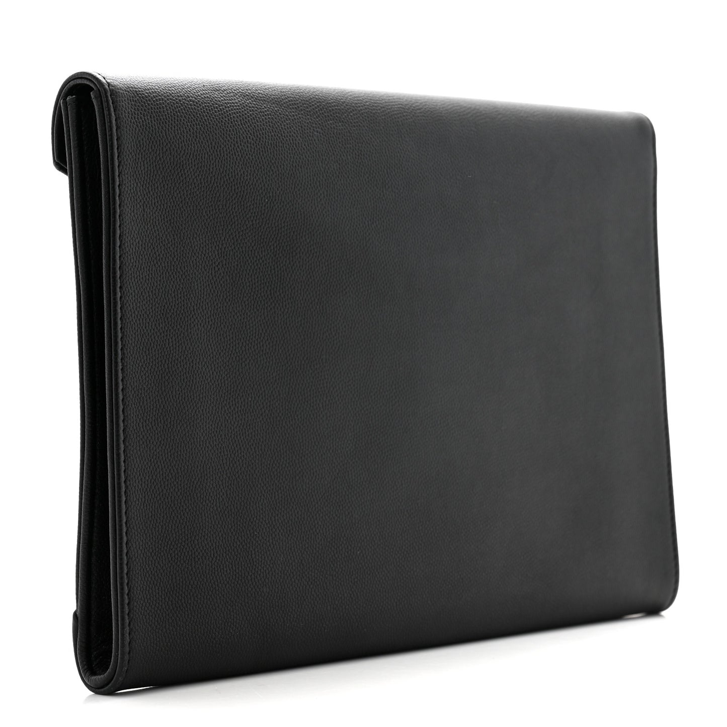 Caviar Envelope Clutch Black