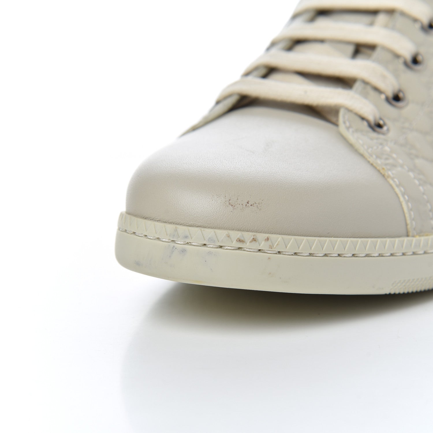 Gucci Soft Microguccissima Womens Sneakers 38.5 Mystic White 11 of 16