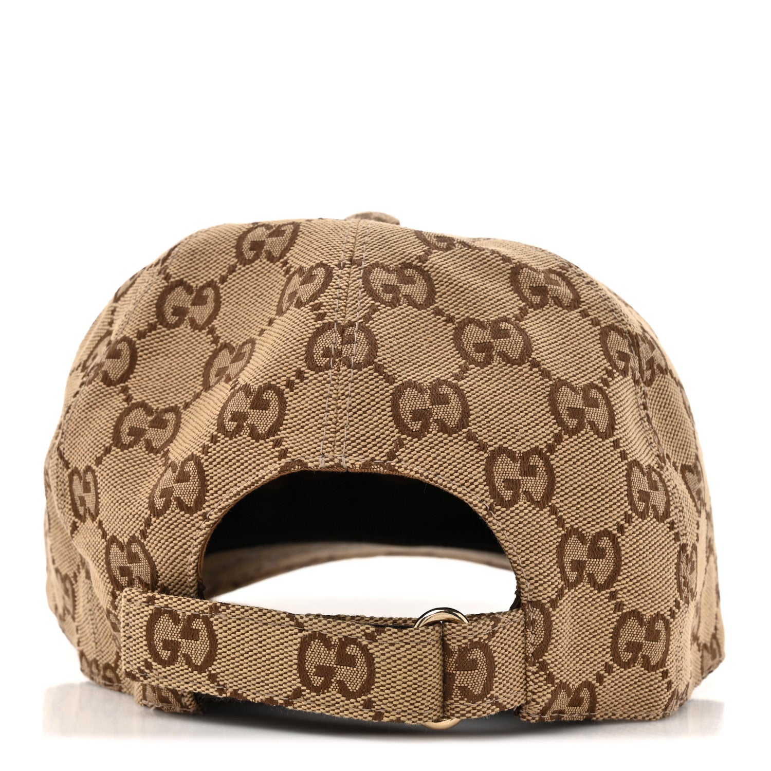 Gucci Monogram Textured Dollar Calfskin Zeno Baseball Hat XXL Beige 5 of 10