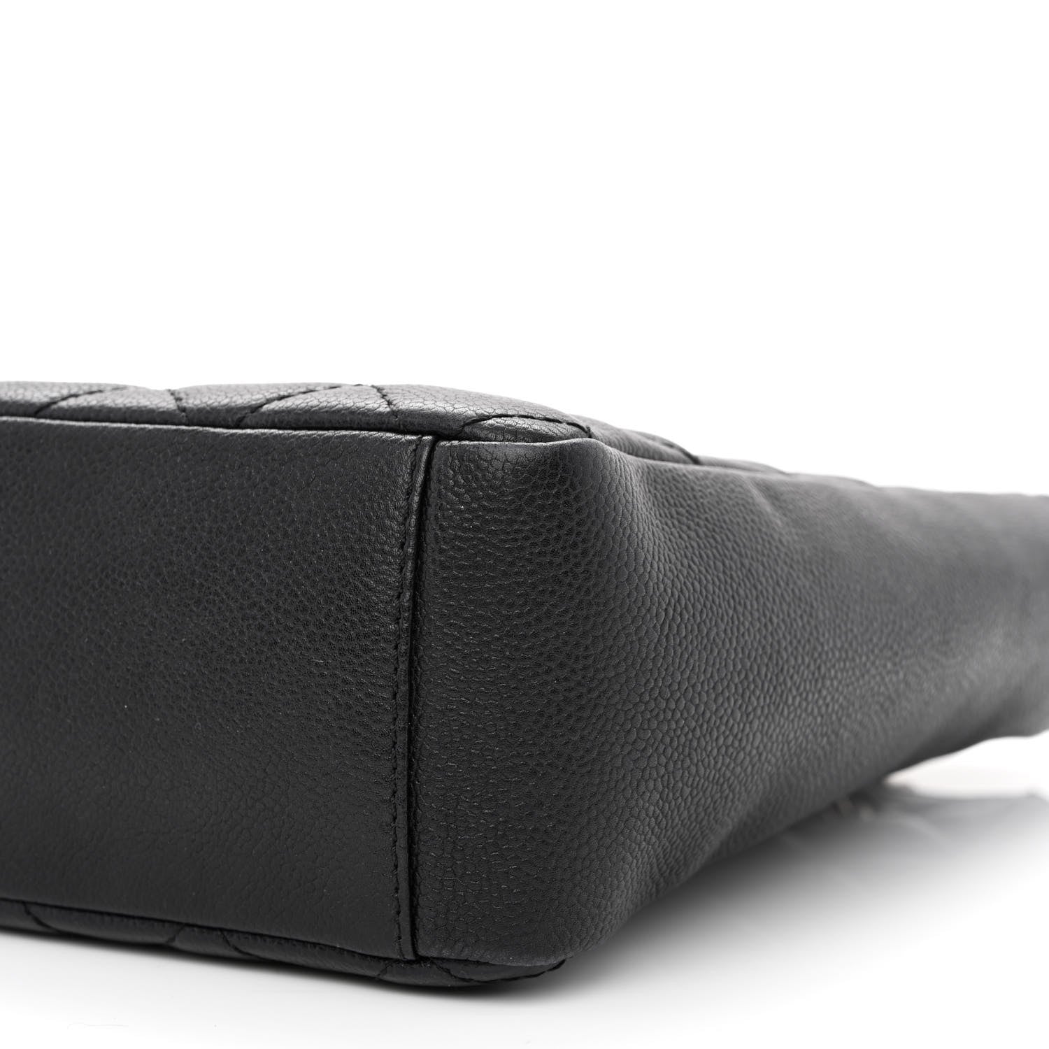 Chanel Caviar Quilted Petit Shopping Tote PST Black 10 of 13