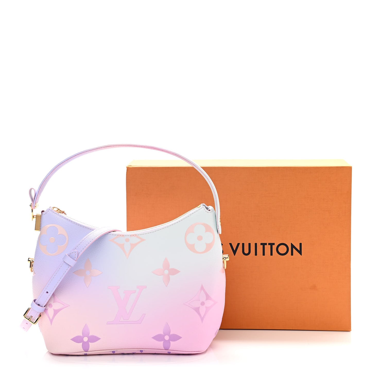 Monogram Giant Spring In The City Marshmallow Hobo PM Sunrise Pastel