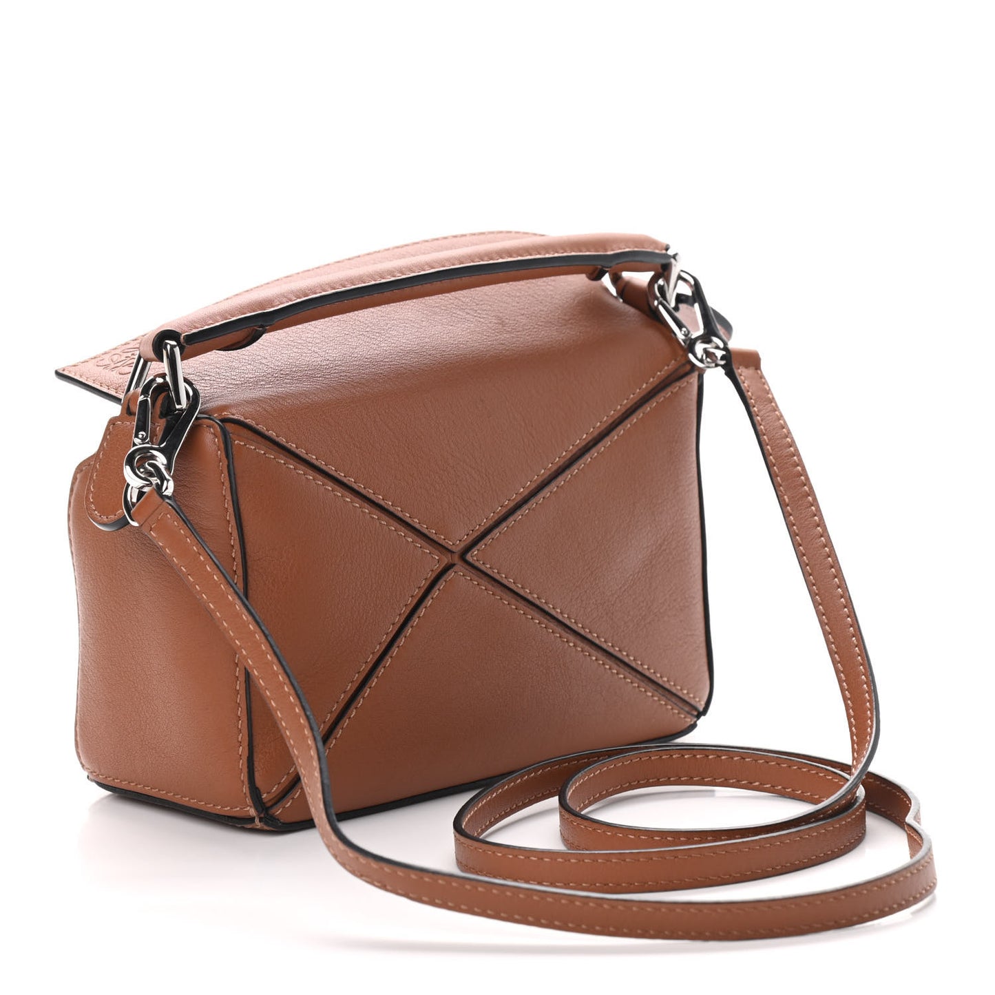 Calfskin Mini Puzzle Bag Tan