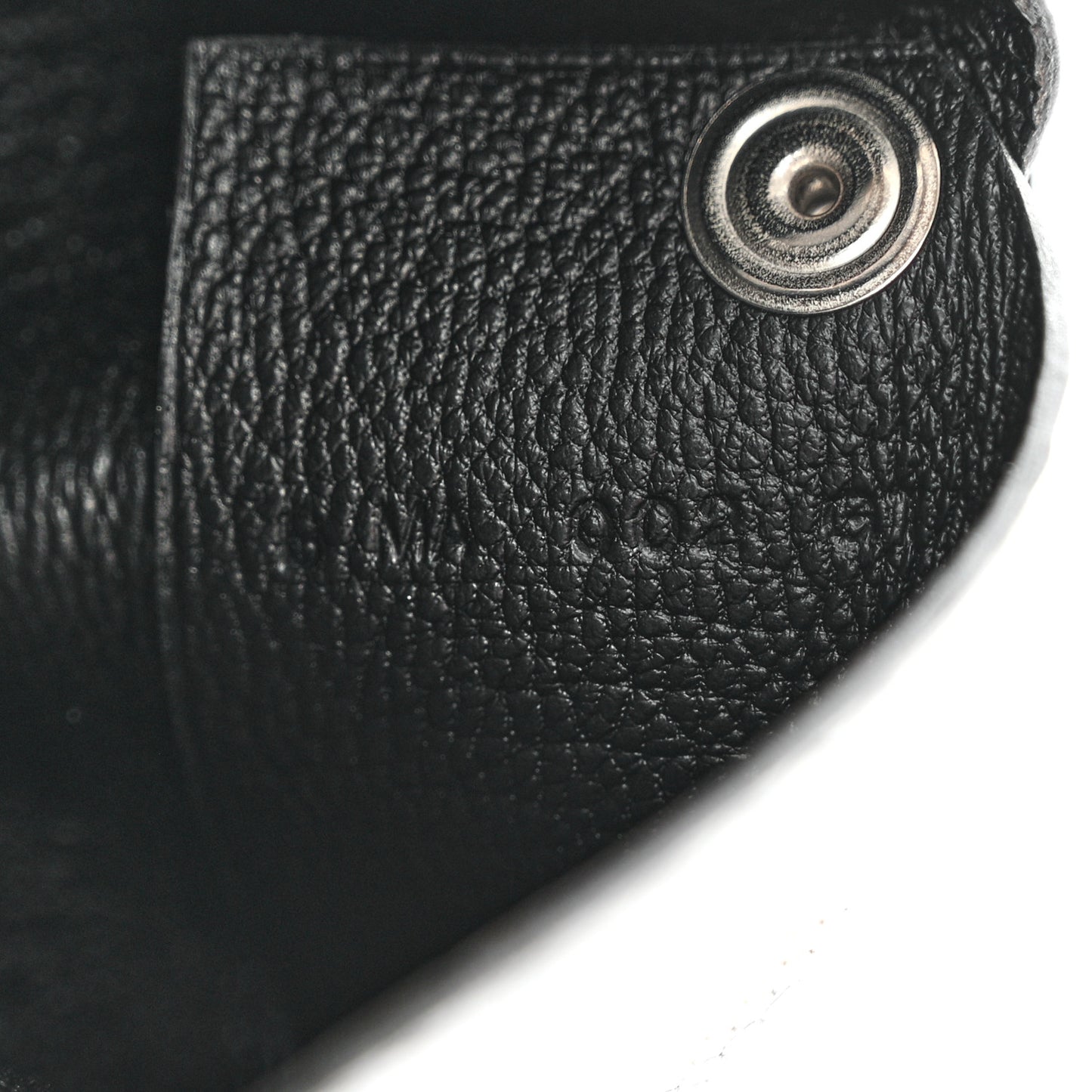 Lizard Calvi Card Case Black