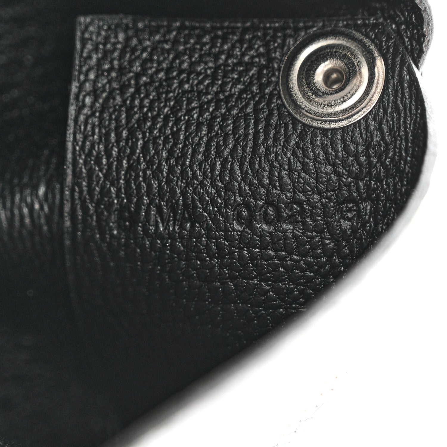 Hermes Lizard Calvi Card Case Black 7 of 7