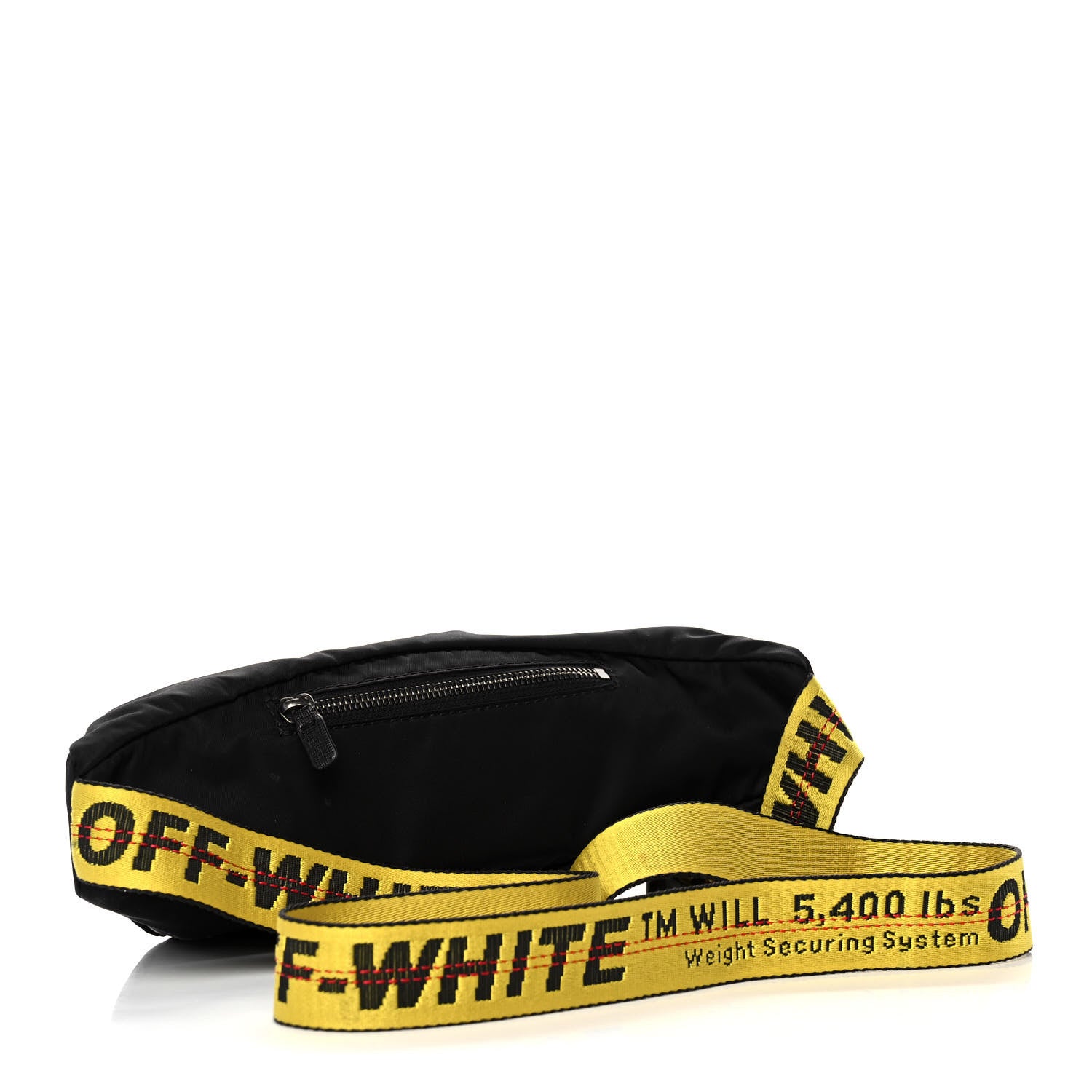Off-White Canvas Logo Print Belt Bag Black 2 of 13
