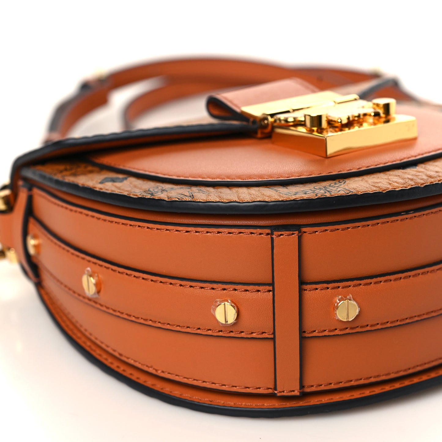 Visetos Mini Tracy Shoulder Bag Cognac