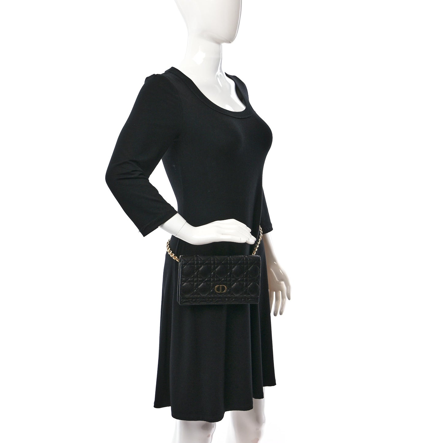 Supple Calfskin Caro Belt Bag Black