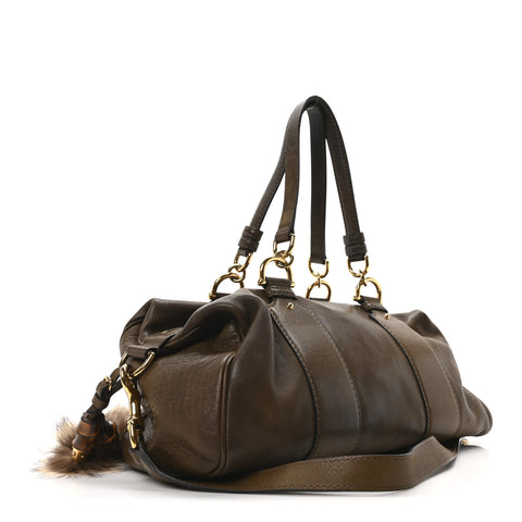 Calfskin Smilla Shoulder Bag Winter Leaf