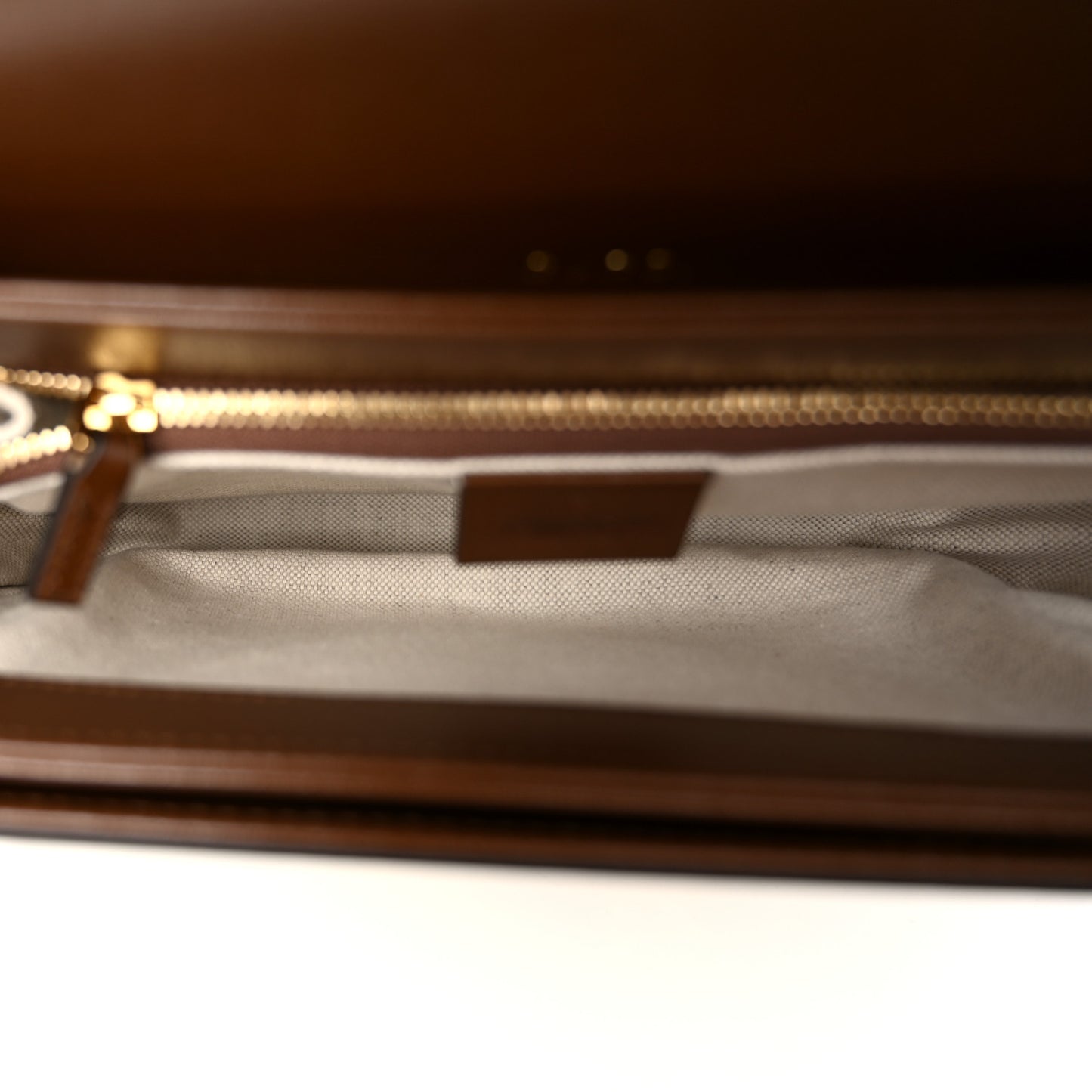 GG Supreme Monogram Geometric Horsebit 1955 Shoulder Bag Beige Multicolor Brown Sugar