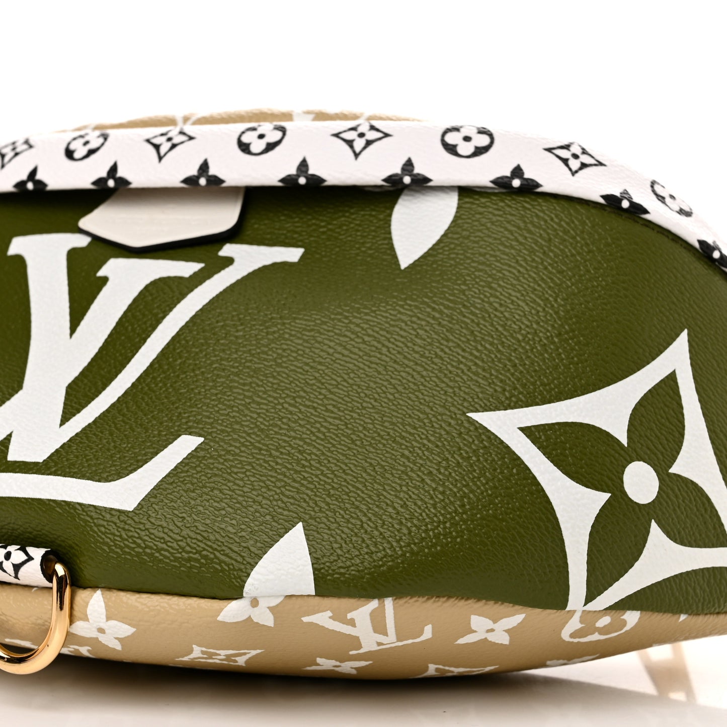 Monogram Giant Bumbag Kaki Beige