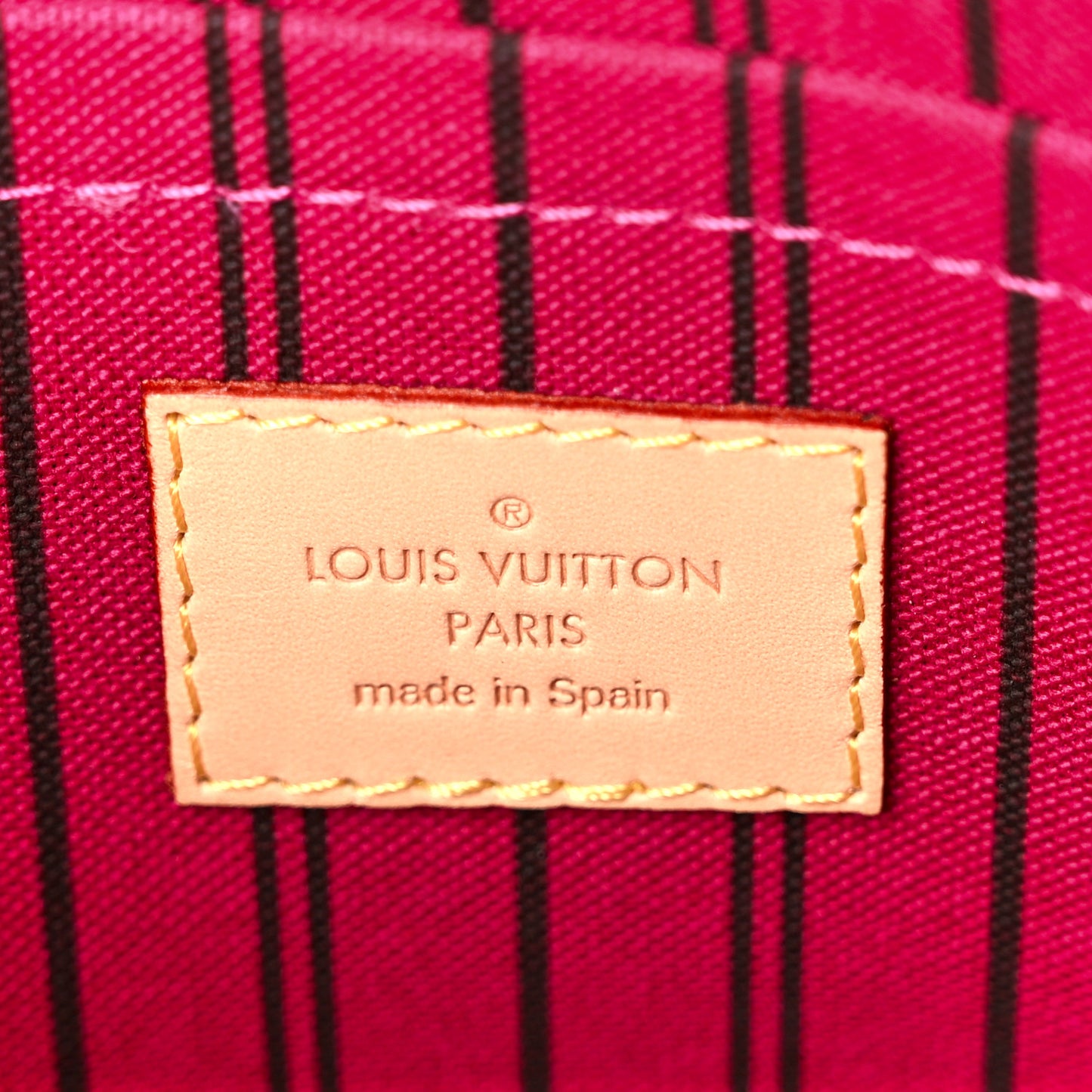 Monogram Neverfull MM GM Pochette Pivoine