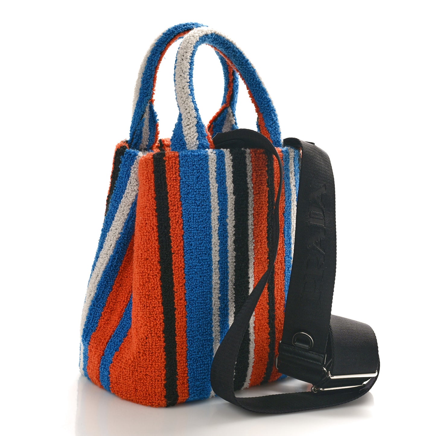 Terry Cloth Small Stripe Tote