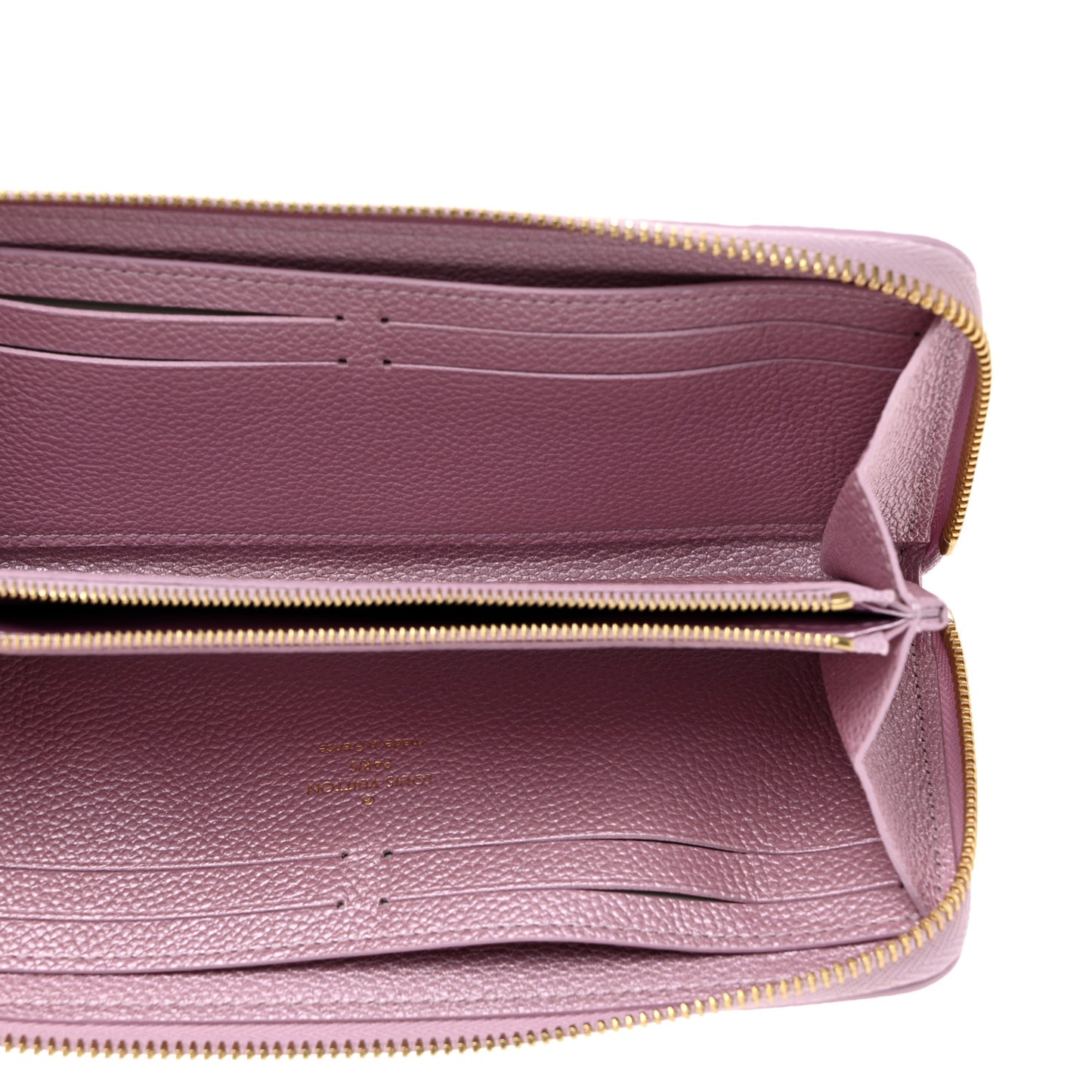 Metallic Empreinte Clemence Wallet Pearly Lilac