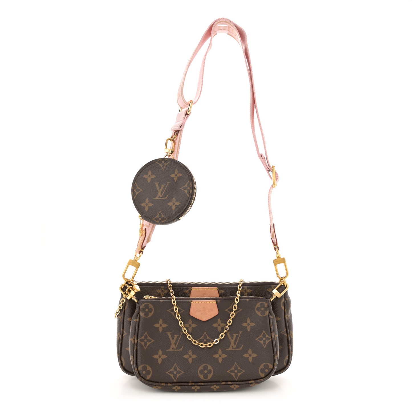 Monogram Multi Pochette Accessories Rose Clair