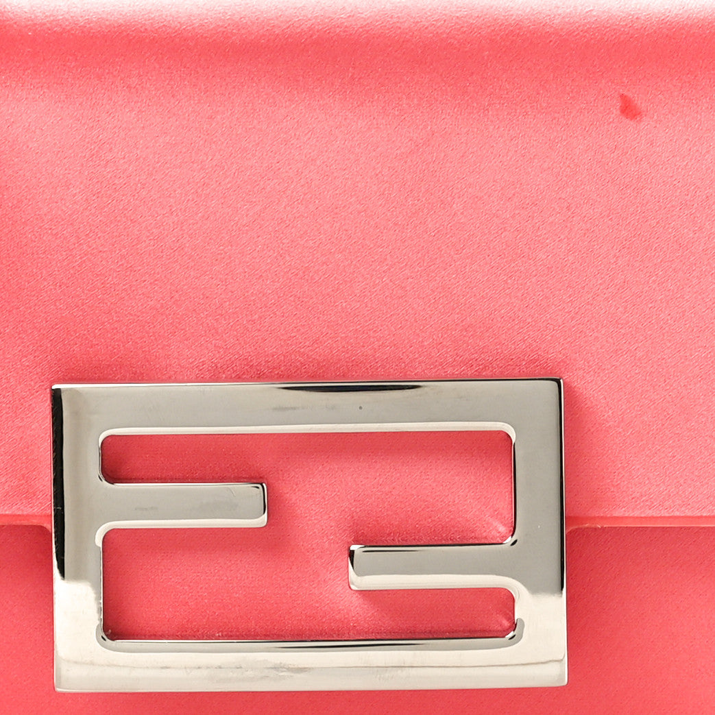 Fendi Silk Satin Phone Baguette Pink Dalia 7 of 9
