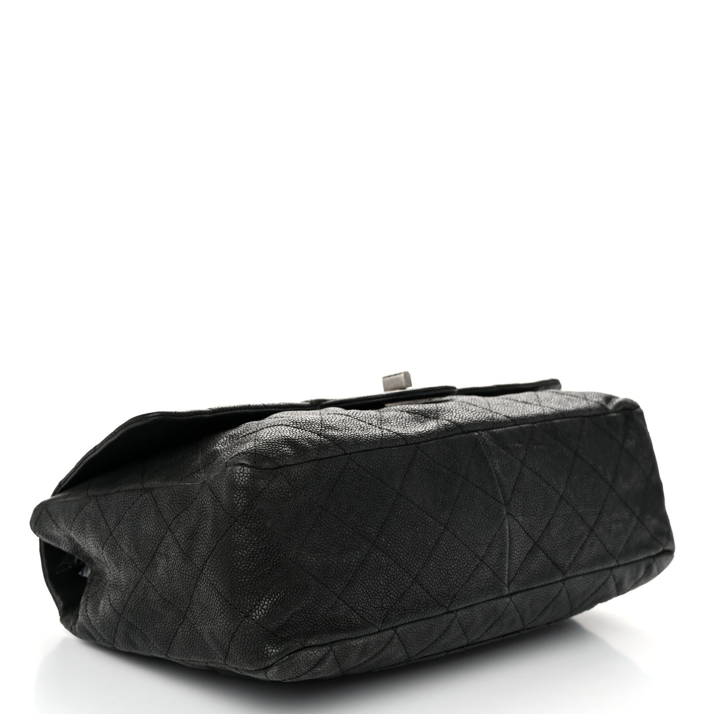 Washed Caviar Quilted 2.55 Reissue 227 Bijoux Chain Flap Black