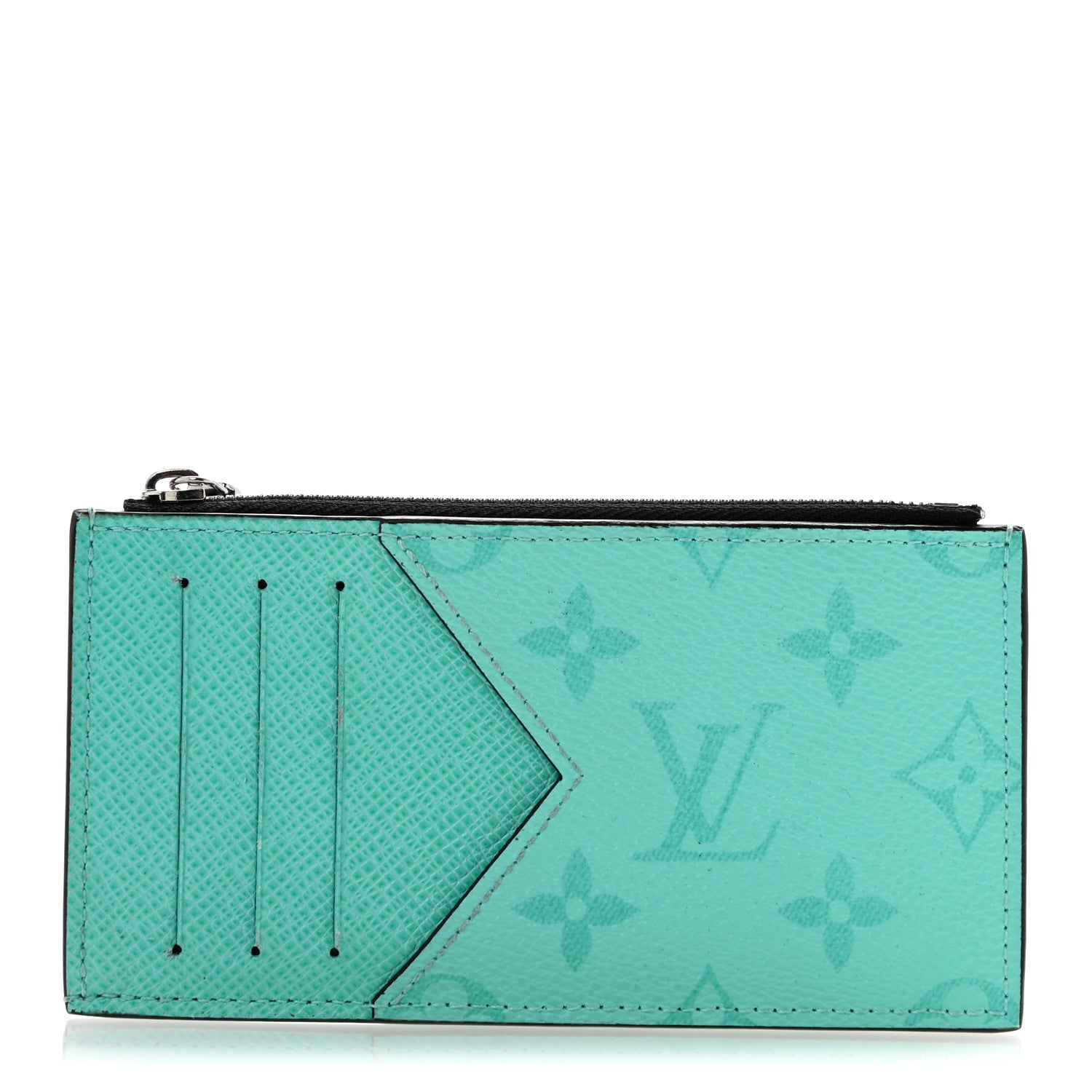 Louis Vuitton Taigarama Coin Card Holder Miami Green 1889988