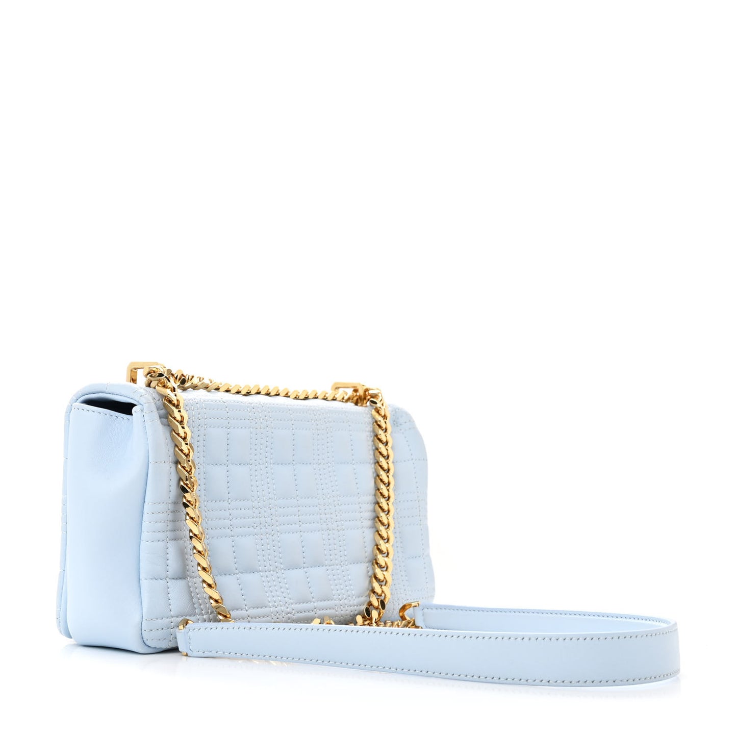 Lambskin Quilted Small Lola Bag Pale Blue