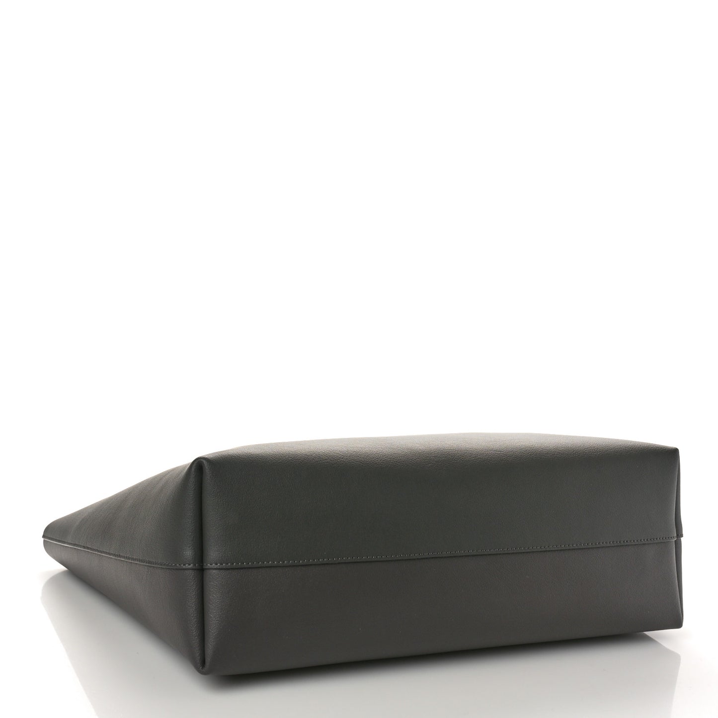 Calfskin Large Shopping Tote Earth