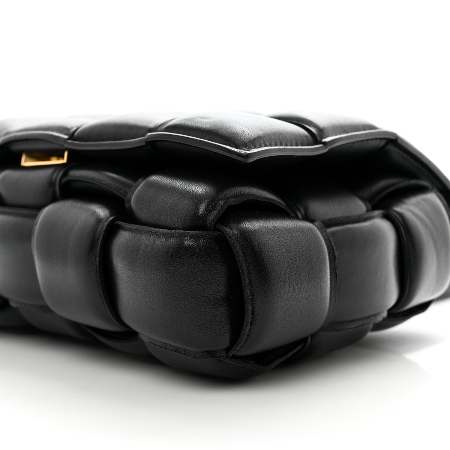 Bottega Veneta Nappa Maxi Intreccio Padded Cassette Crossbody Bag Black 9 of 9