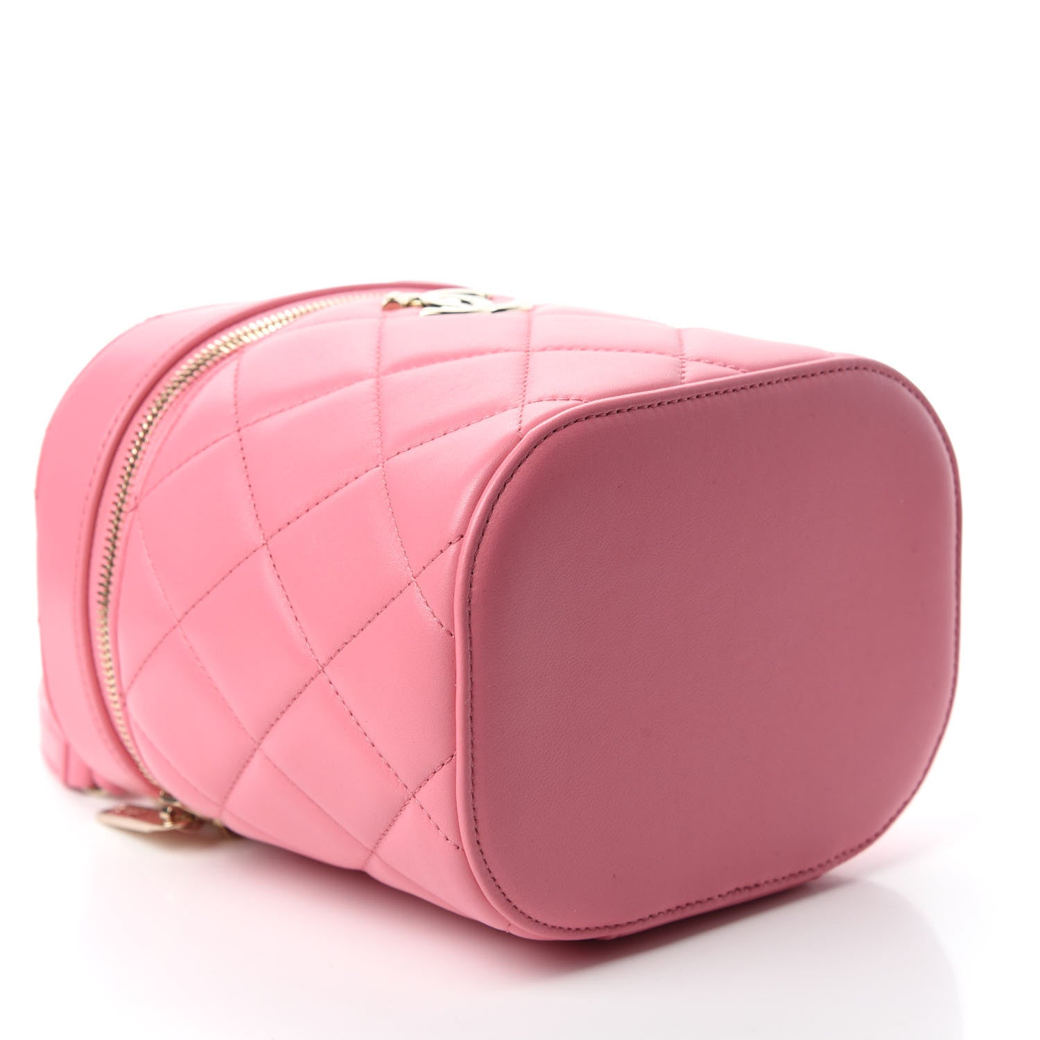 Chanel Lambskin Quilted Trendy Vanity Case Pink 4 of 11