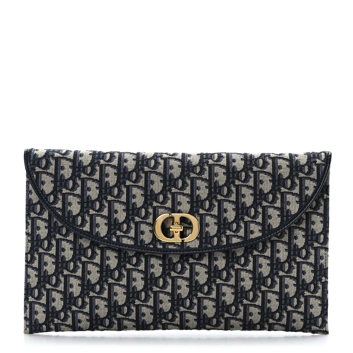Oblique 30 Montaigne Avenue Pouch With Flap Blue