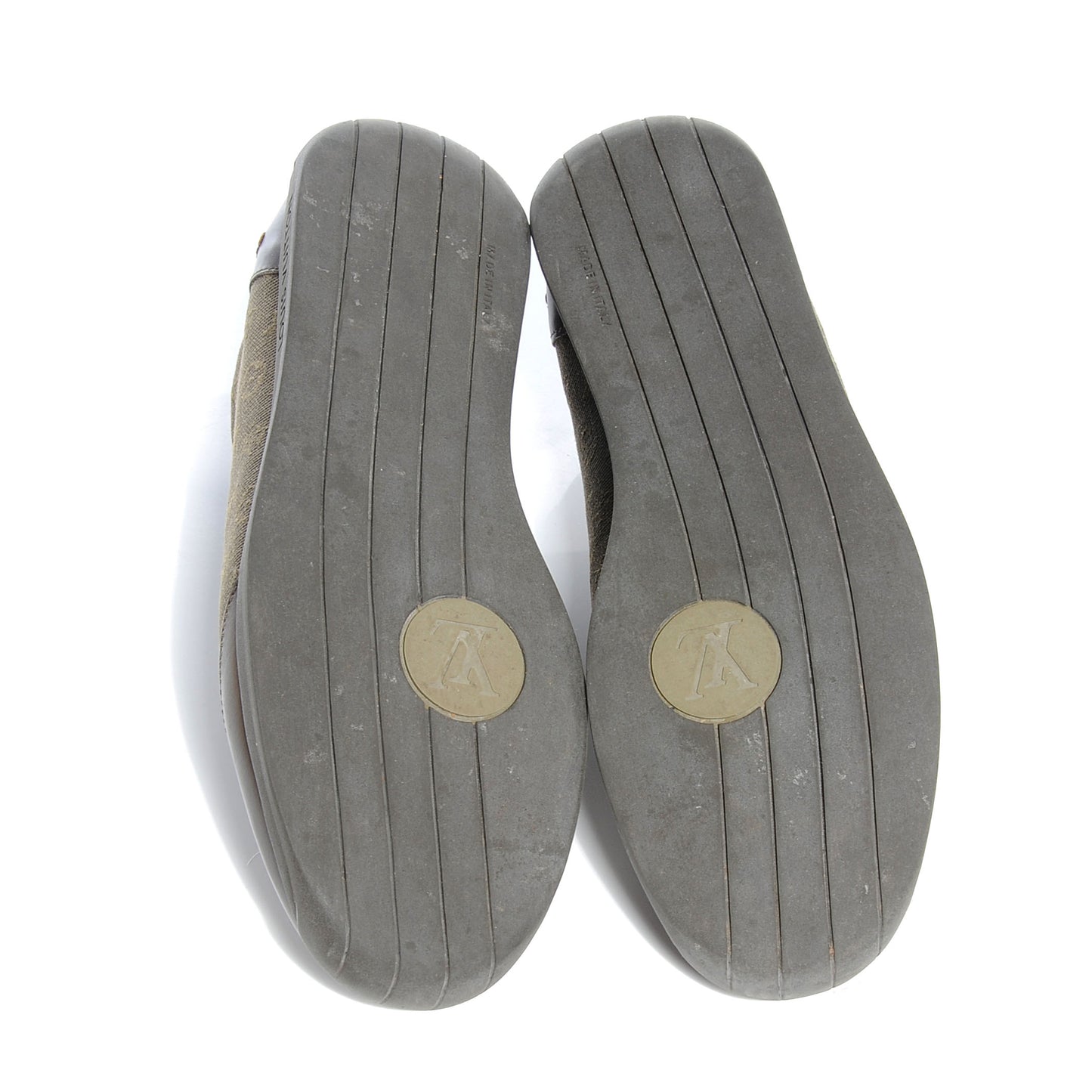 Mini Lin Monogram Sneakers Tennis Shoes 39 Kaki