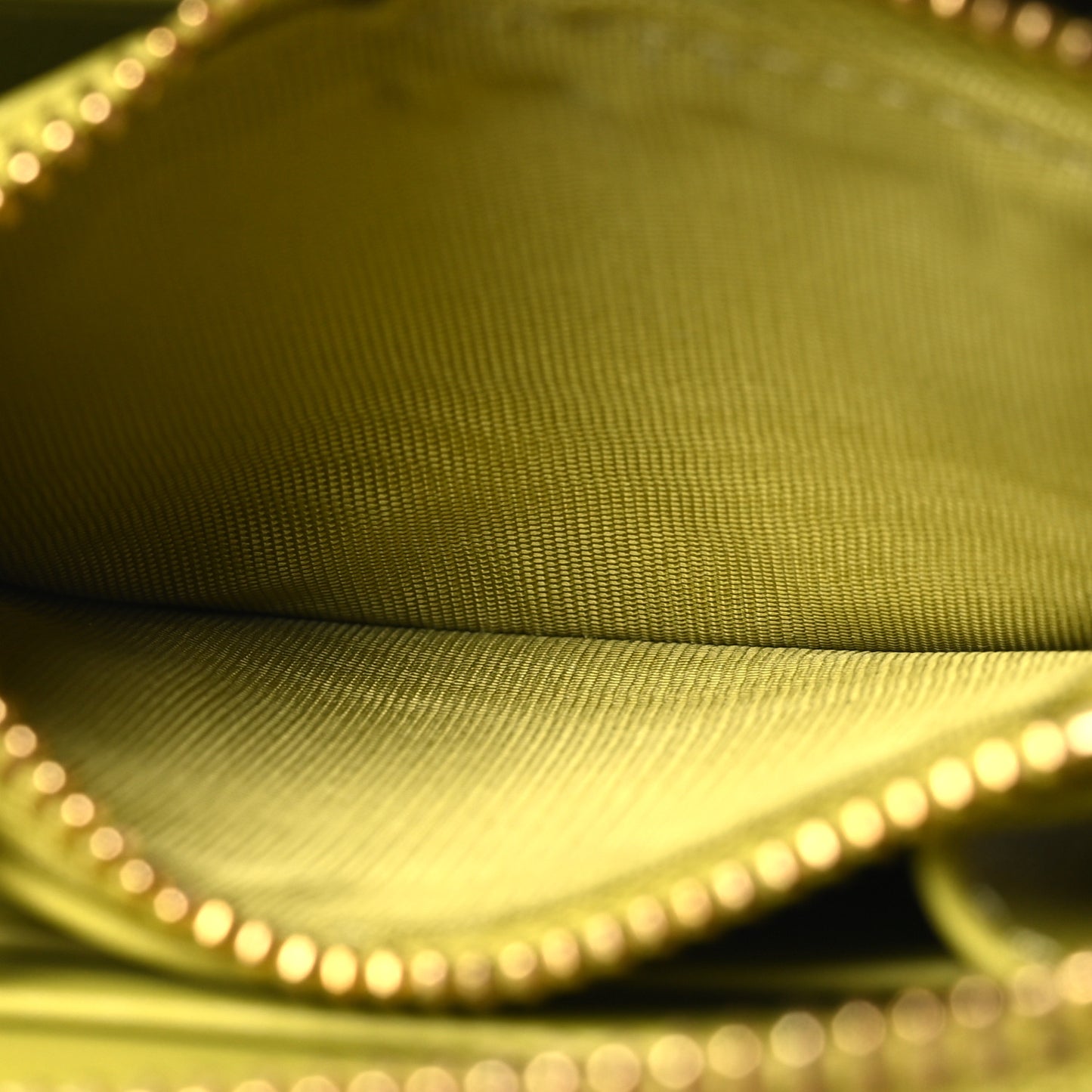 Patent Cannage Small Lady Dior Voyageur Coin Purse Lime
