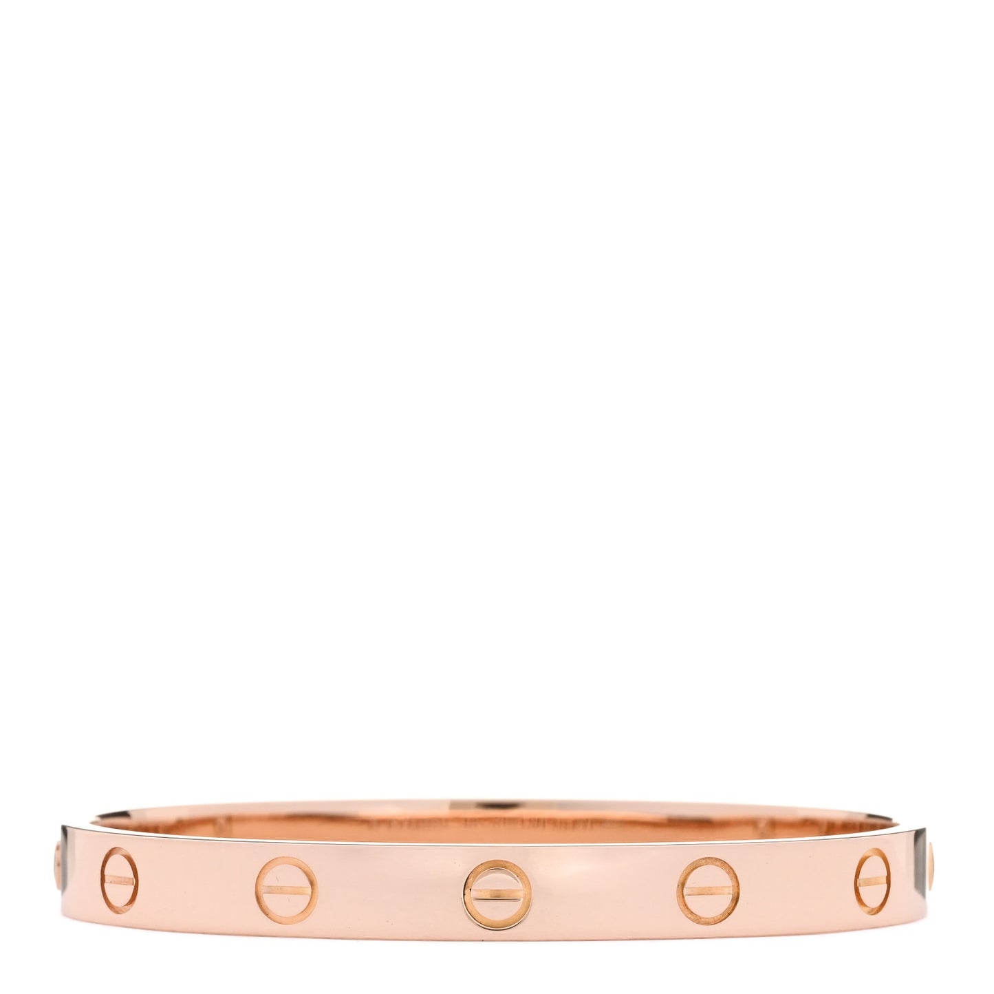18K Rose Gold Love Bracelet 16