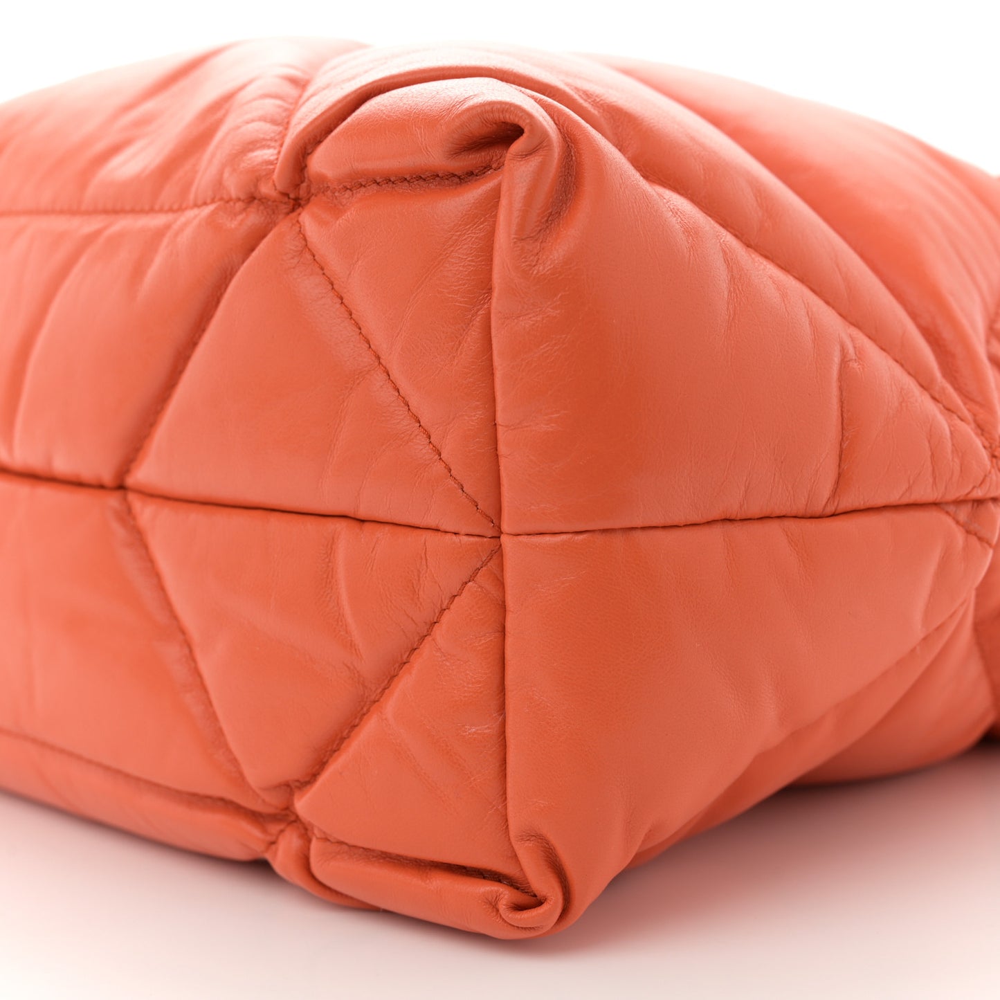 Nappa Padded System Small Tote Bag Arancio