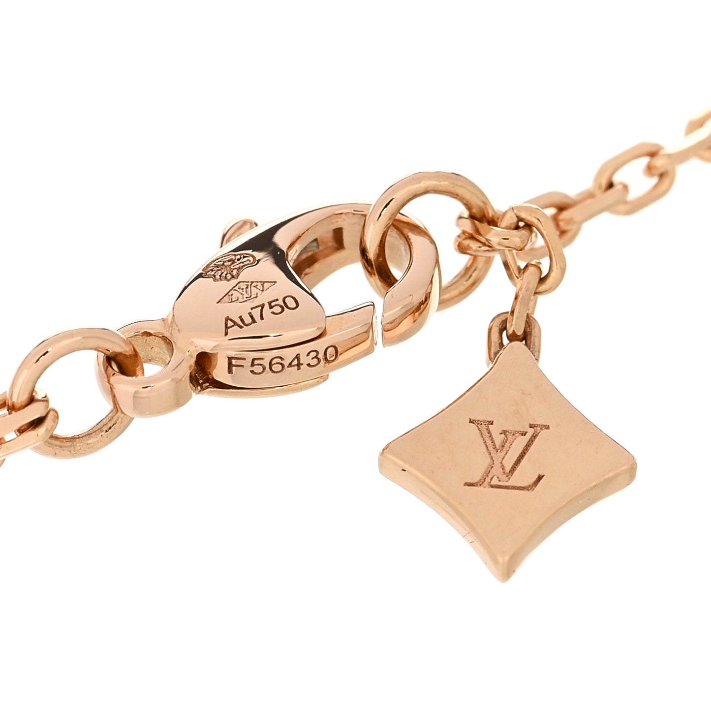 18K Rose Gold Empreinte Chain Bracelet