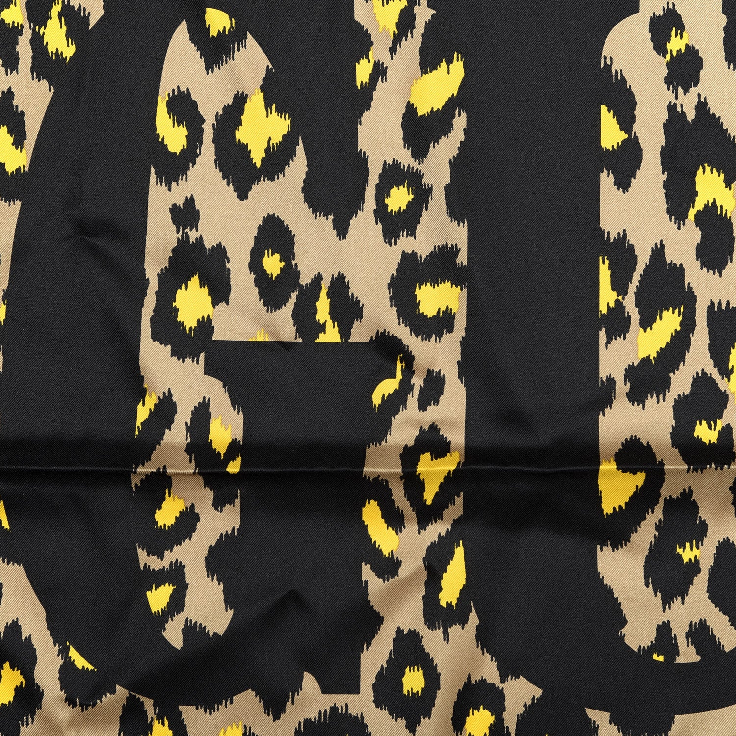 Gucci Silk Leopard Print Scarf 2 of 4