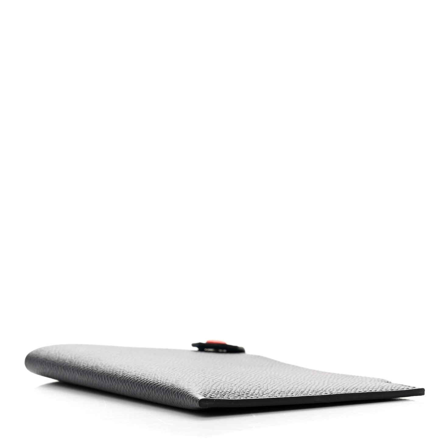 Epsom Tarmac Dot PM Passport Holder Bleu Indigo Capucine